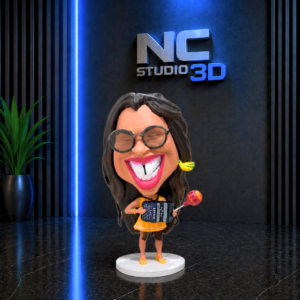 Caricatura em 3D + Caricatura Digital